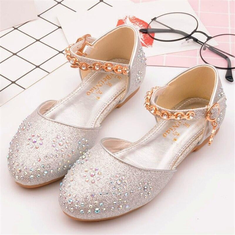 Girl Rhinestones Small Shoes Summer  Princess Shoes