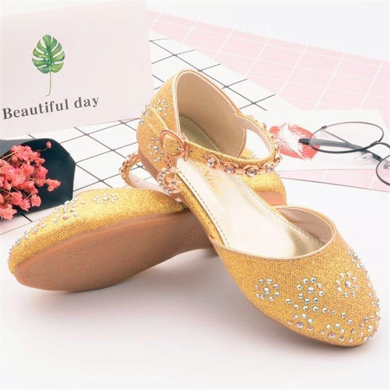 Girl Rhinestones Small Shoes Summer  Princess Shoes