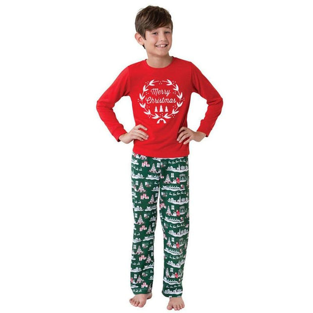 Christmas Family Matching Pajamas Suit Outfit Family Look Mother Daughter Clothes - MomyMall