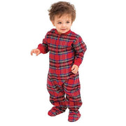 Christmas Family Matching Pajamas Red Nightwear Family Look Outfits - MomyMall