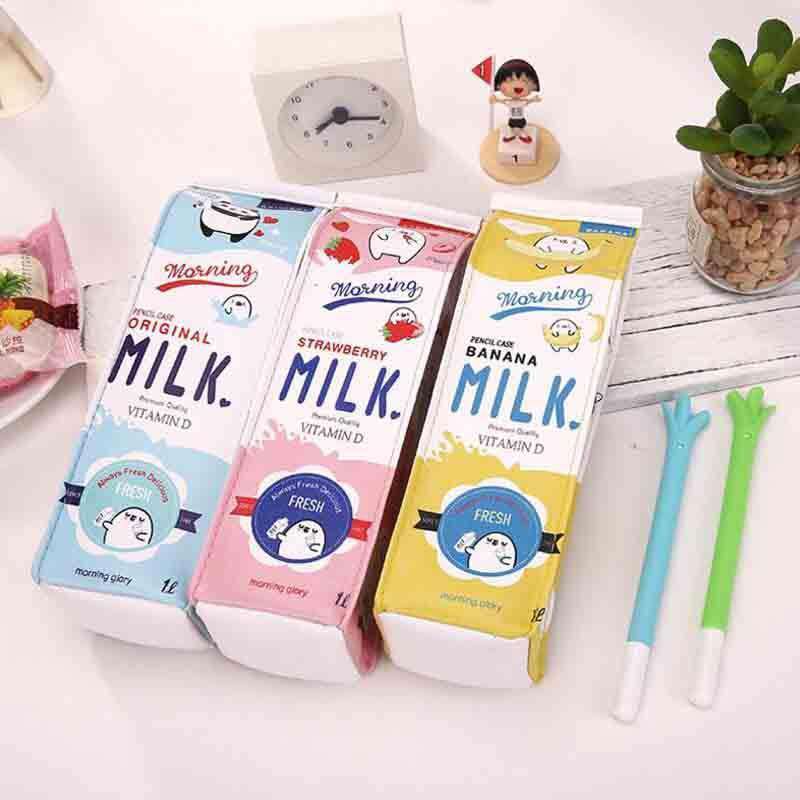 Cute Korea Milk Carton Pencil Case - MomyMall