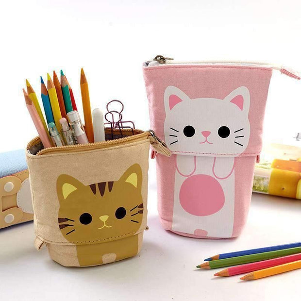 Little Animal Stand-Up Pencil Case