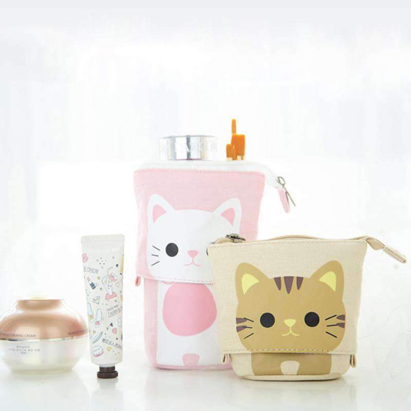 Little Animal Stand-Up Pencil Case