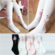 Girls Dancing Ballet Tights Pantyhose Cute Bowknot Stockings - MomyMall