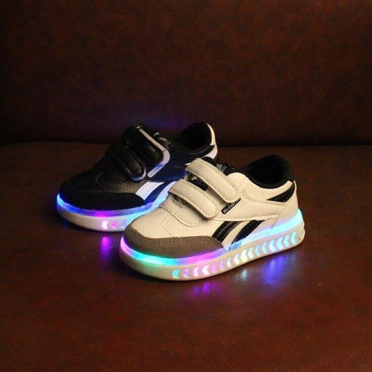 Boy Girl Casual Led Luminous Glowing Lighted Shoes - MomyMall