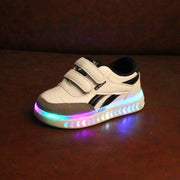 Boy Girl Casual Led Luminous Glowing Lighted Shoes - MomyMall White / US5.5/EU21/UK4.5Toddle