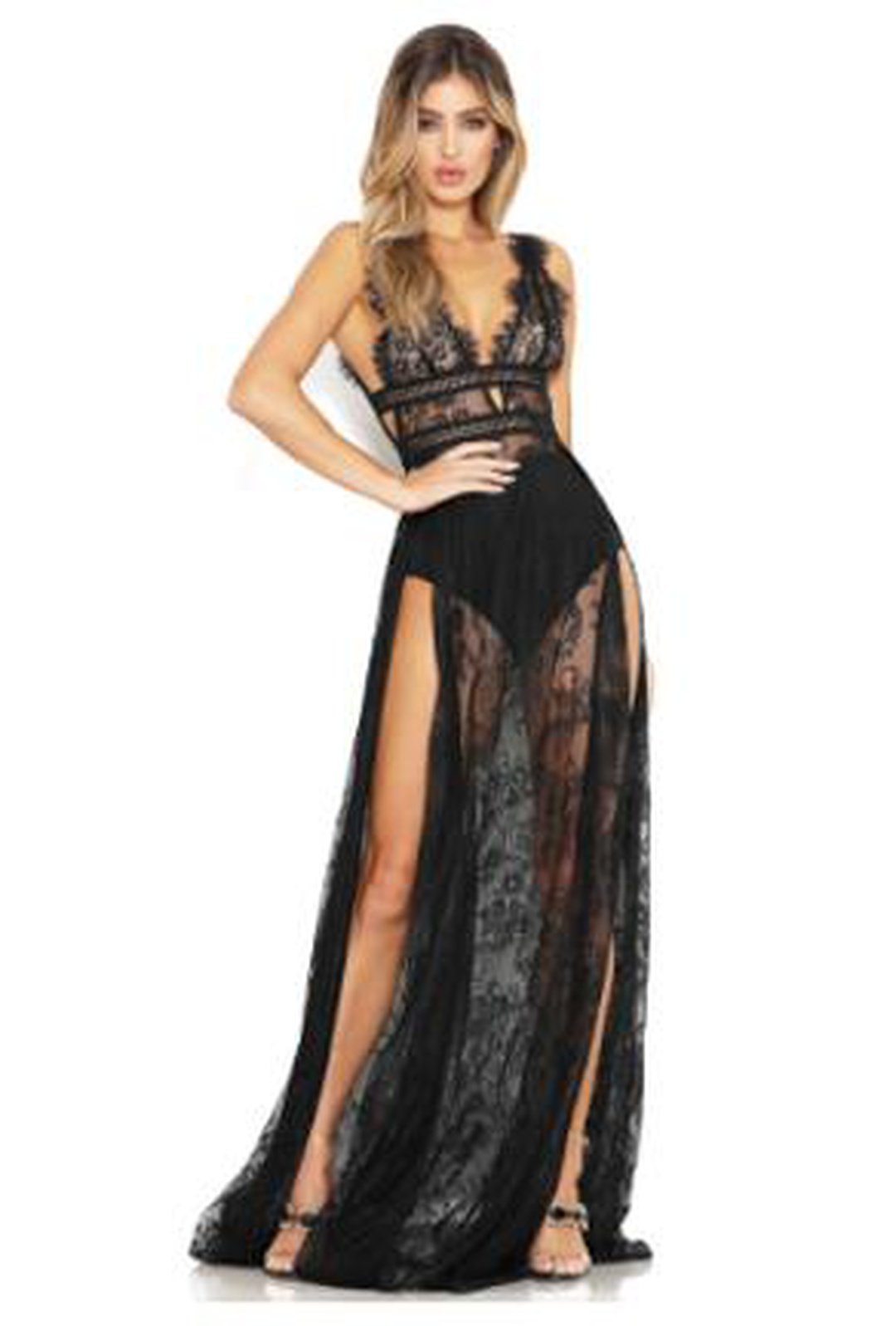 EMMY - ROBE MAXI LINGERIE