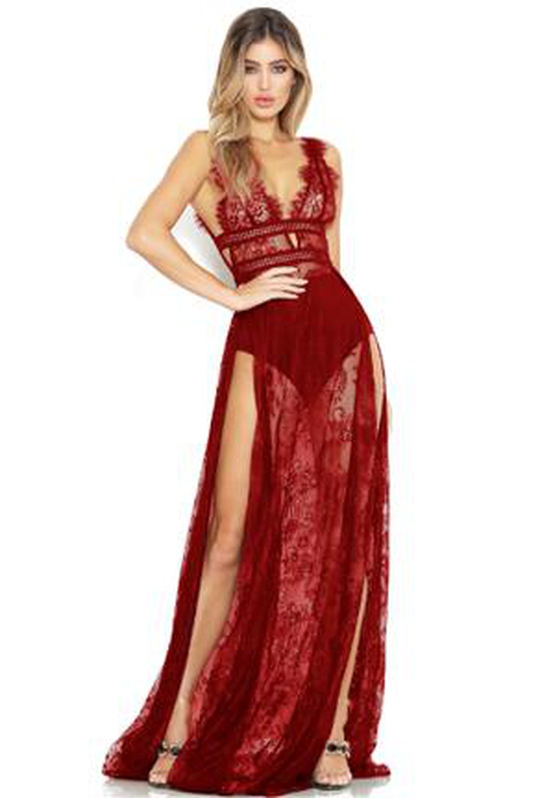 EMMY - ROBE MAXI LINGERIE