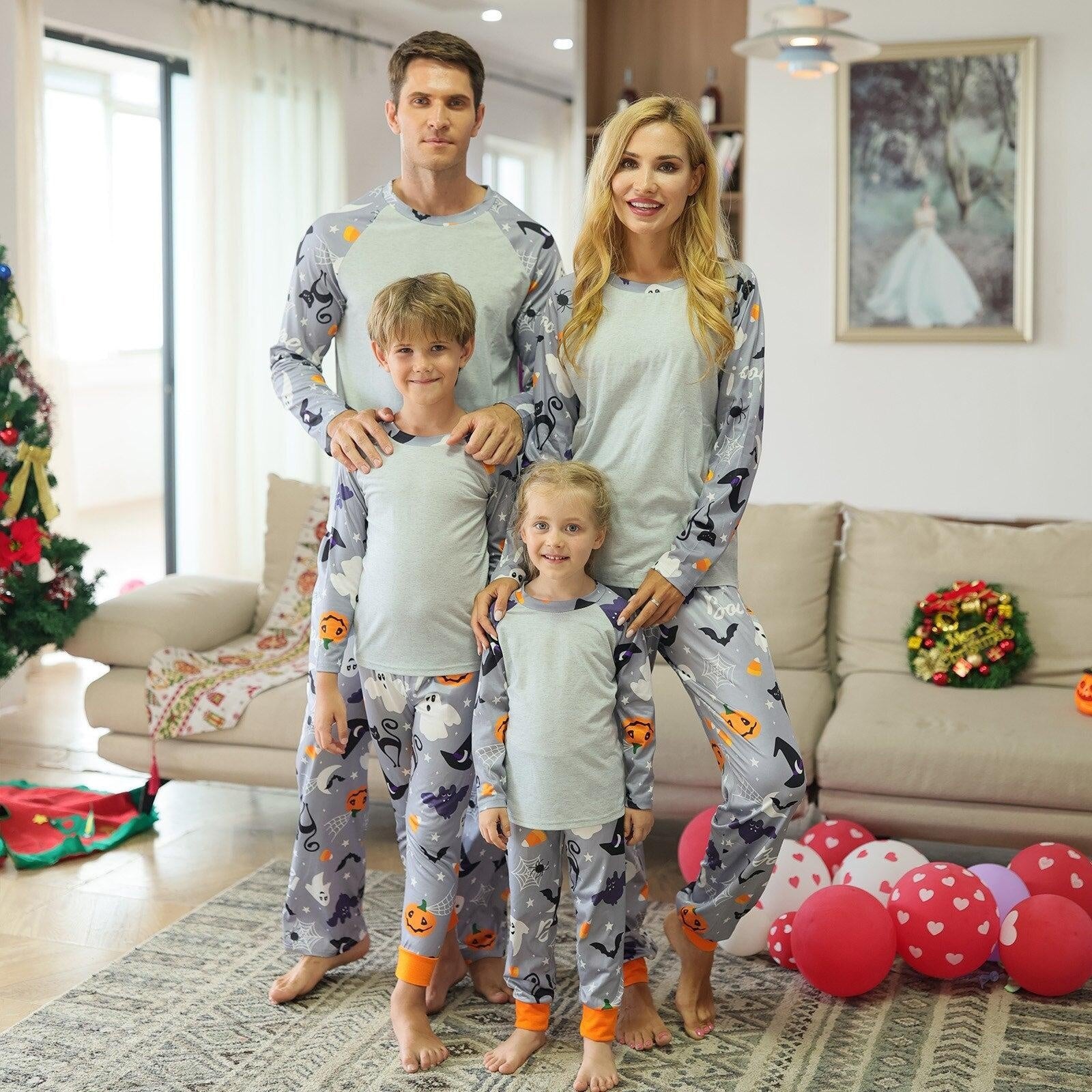 Family Matching Halloween Pajamas Sleepwear - MomyMall