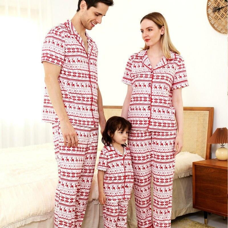 Family Matching Christmas Pajamas Sleepwear Outfits - MomyMall