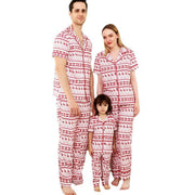 Family Matching Christmas Pajamas Sleepwear Outfits - MomyMall Red / Mommy S