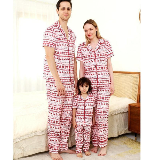 Family Matching Christmas Pajamas Sleepwear Outfits - MomyMall