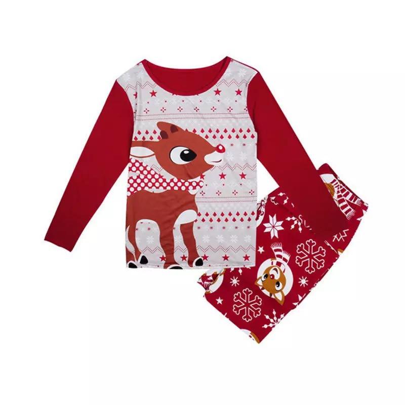 Family Matching Christmas Pajamas Matching Baby Romper Sleepwear Outfits - MomyMall