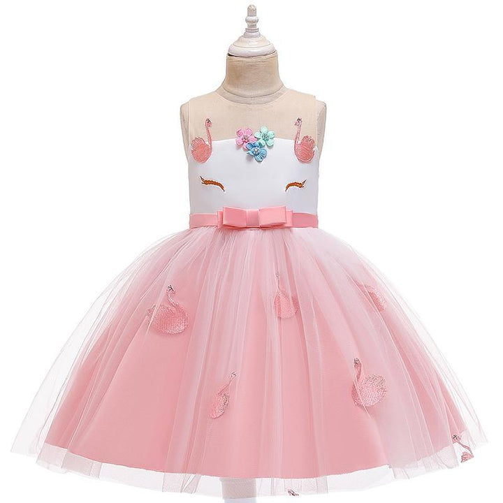 Girl Princess Fantasy Unicorn Birthday Party Tutu Christmas Dress For 2-10 Year - MomyMall