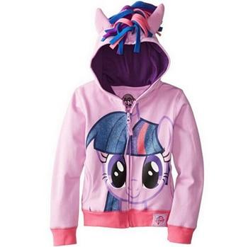 Kids Girls Spring Casual Pony Coats - MomyMall Purple / 2-3 Years
