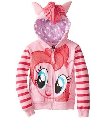 Kids Girls Spring Casual Pony Coats - MomyMall Pink / 2-3 Years