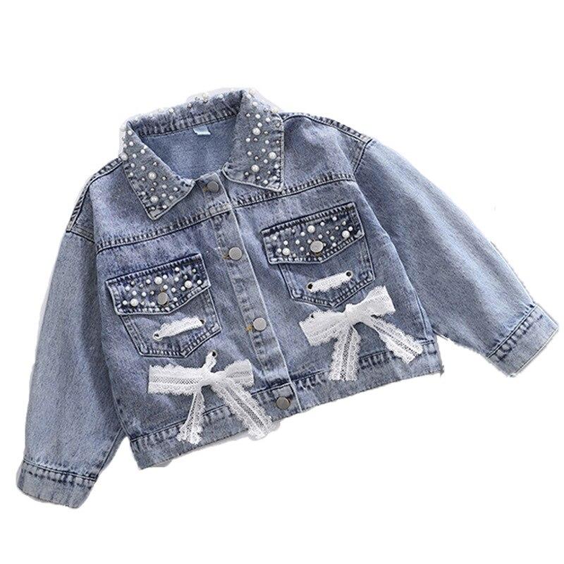 Girl Clothes Casual Korean Style Autumn Jeans Denim Suit Outfits 2 Pcs 4-14 Years - MomyMall