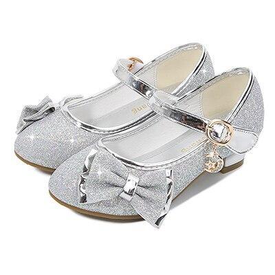 Girls Princess Shoes Butterfly Princess Shoes Crystal Single Shoes