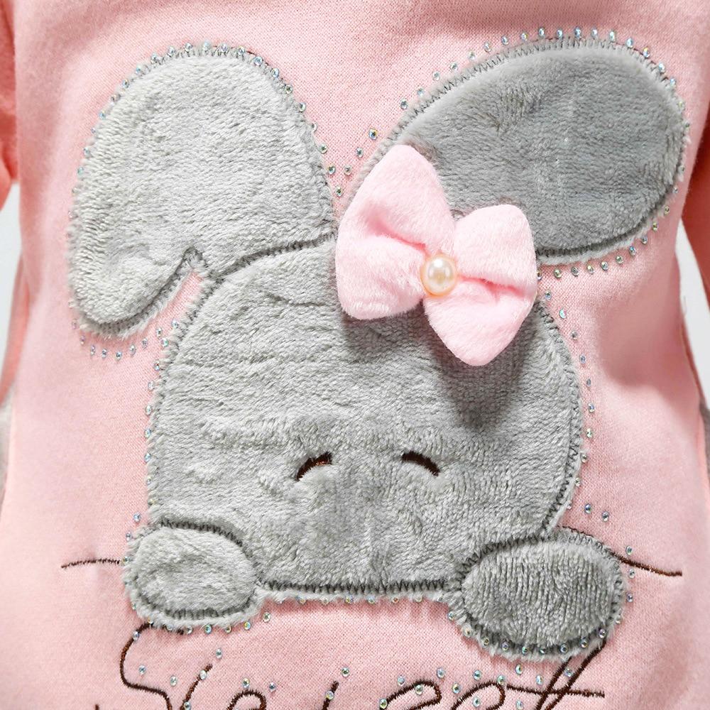 Girls Sweatshirt Cartoon Rabbit Hooded Coats - MomyMall