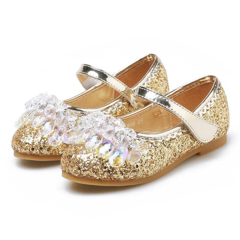 Girl Fashionper Forming Dance Princess Crystal Shoes