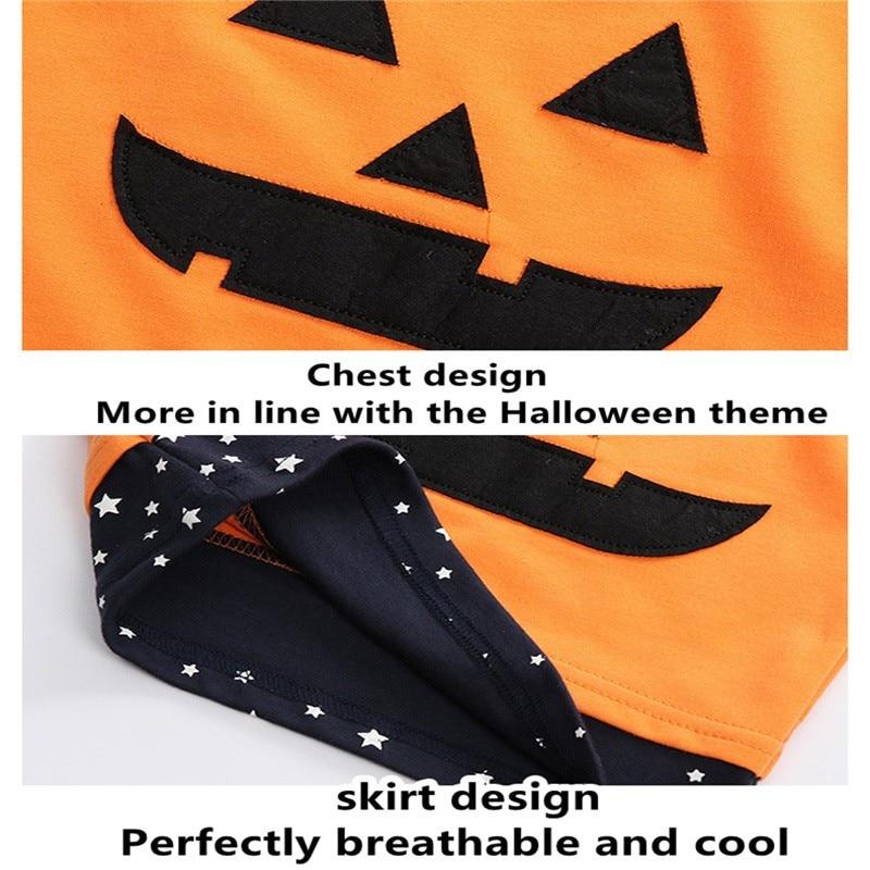 Baby Boy Girl Halloween Suit With Hats Pumpkin Clothing 3 Pcs - MomyMall