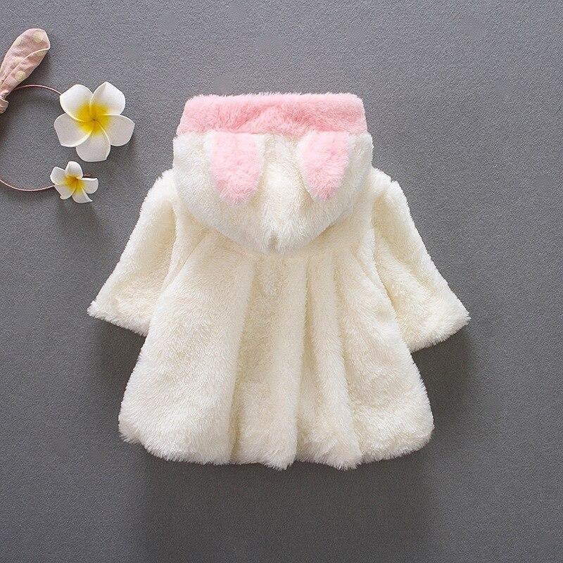 Baby Toddler Girl Coats Jackets Winter Hooded Outwears Overcoats - MomyMall