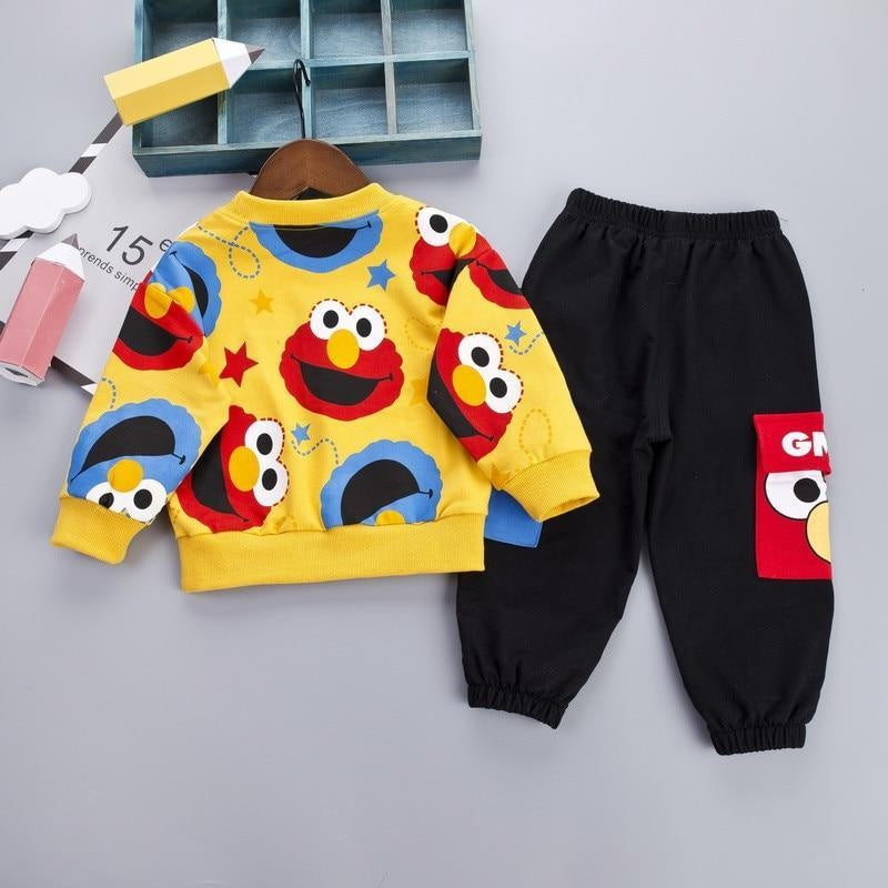 Boys Girls Casual Cartoon Fashion Tracksuit 2Pcs/Sets - MomyMall