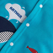 Autumn Winter Baby Whale Jumpsuit Rompers