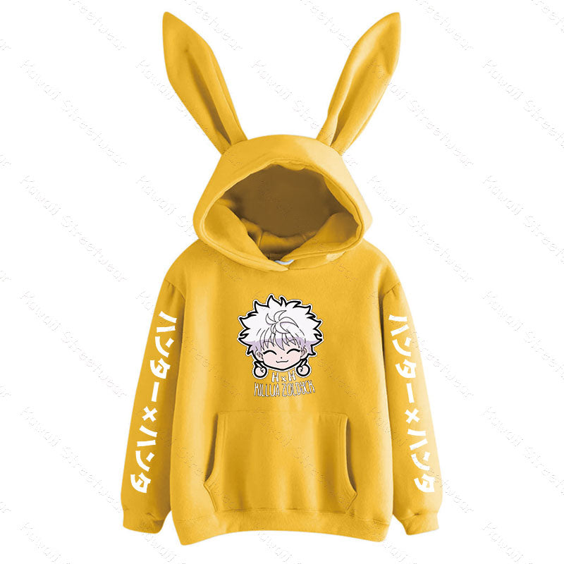 unter X Hunter Killua Rabbit Hoodie Women