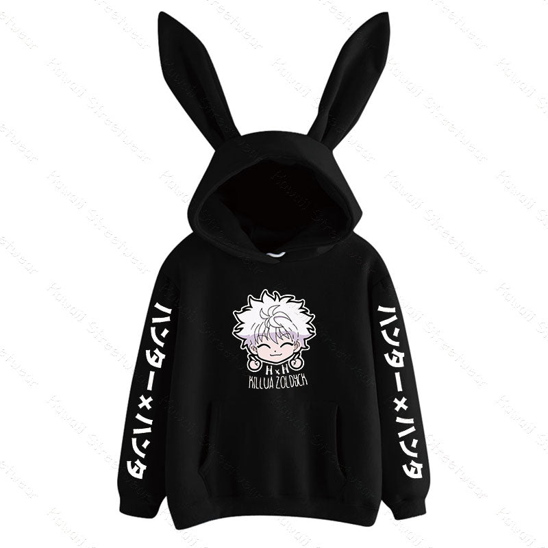 unter X Hunter Killua Rabbit Hoodie Damen