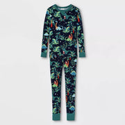 Christmas Dinosaur Long Sleeve Sleepwear Pajamas Family Matching - MomyMall