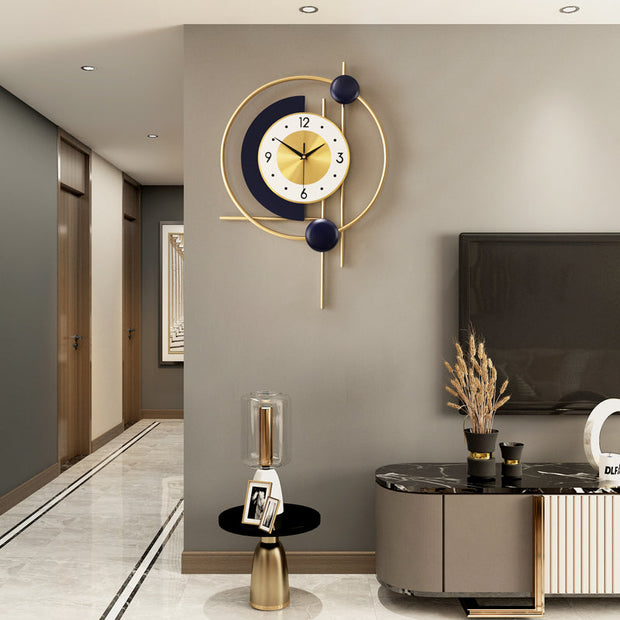 Luxuriöse nordische kreative Uhren für Wohnzimmer, Wanddekoration