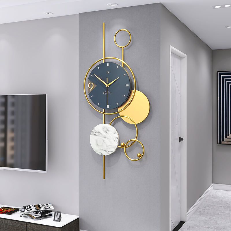 Modern Home Decor Metal Wall Clock - MomyMall