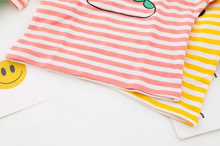 Baby Girls Boy Clothing Sets Striped Jeans 2Pcs Outfit 1-4 Years - MomyMall