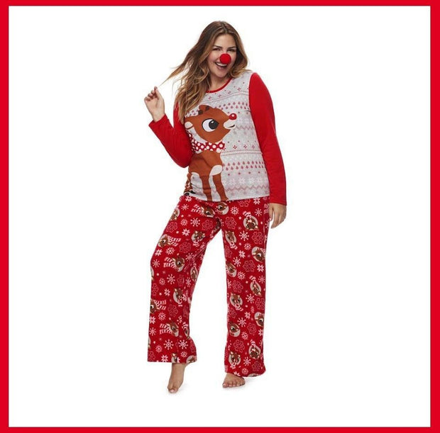 Family Matching Christmas Pajamas Matching Baby Romper Sleepwear Outfits - MomyMall