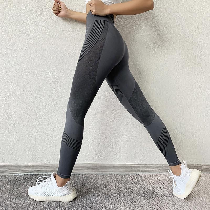 Seamless High Waist Compression Yoga Leggings