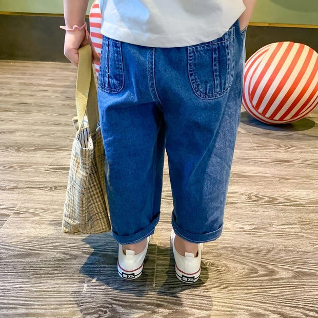 New Arrival Girls Boys Fashin Denim Pants - MomyMall