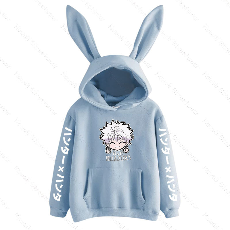 unter X Hunter Sweat à capuche Killua Rabbit Femme