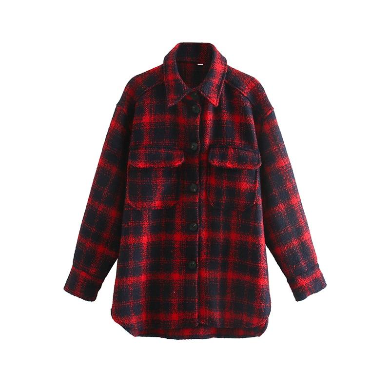 Plaid Oversized Tweed Shacket