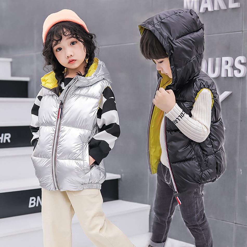 Autumn Winter Baby Boys Girl Down Vest Warm Coat