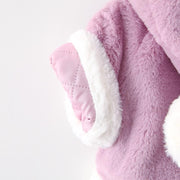 Kids Girl Christmas Coats Hooded Thickening Cloak Loose Coat - MomyMall