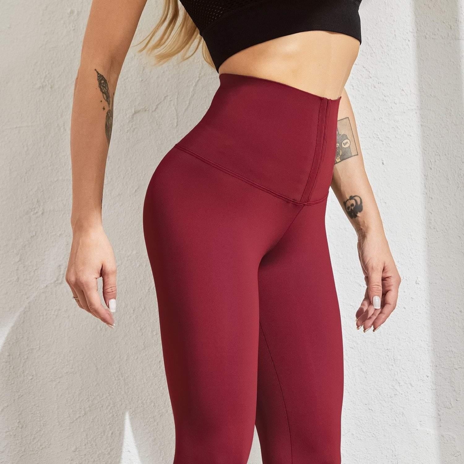 High Waist Seamless Fitness Corset Leggings