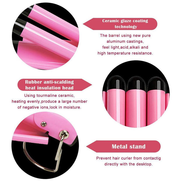 Doll Hair Triple Barrel Hair Curler - MomyMall