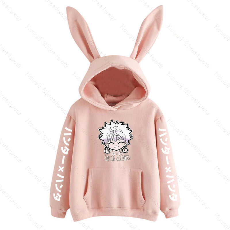 unter X Hunter Killua Rabbit Hoodie Damen