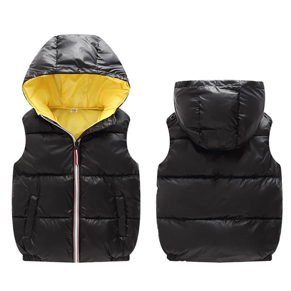 Autumn Winter Baby Boys Girl Down Vest Warm Coat