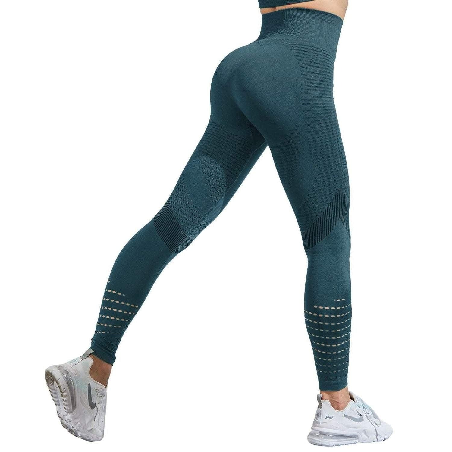 Hollow Out Seamless High Waist Push Up Leggings