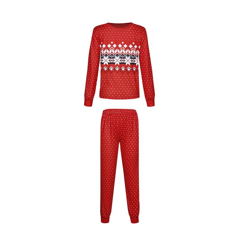 Family Matching Christmas Family Look Print Home Pajamas - MomyMall