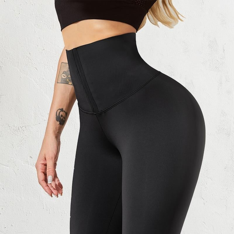 High Waist Seamless Fitness Corset Leggings