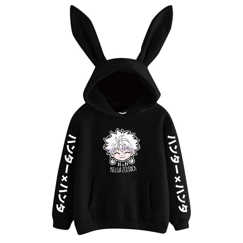 unter X Hunter Killua Rabbit Hoodie Damen