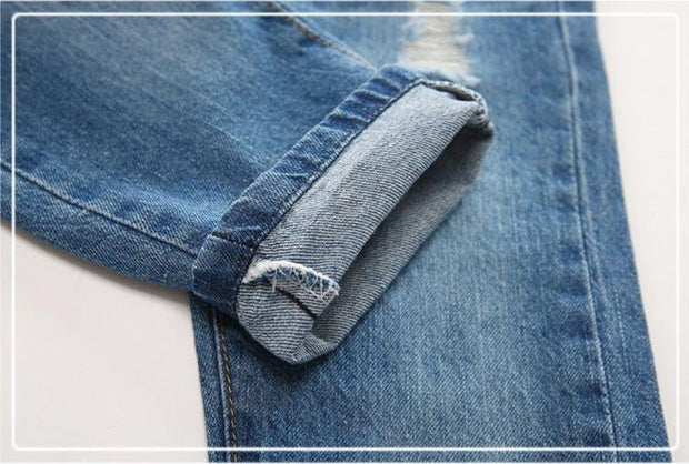 Kids Boys Trousers Jeans Spring Autumn Fashion Denim Pants 2-6 Years - MomyMall